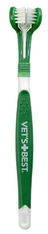 Vet's Best Triple Headed Toothbrush for Dogs