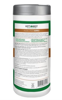 Vet&#39;s Best Flea and Tick Wipes for Dogs